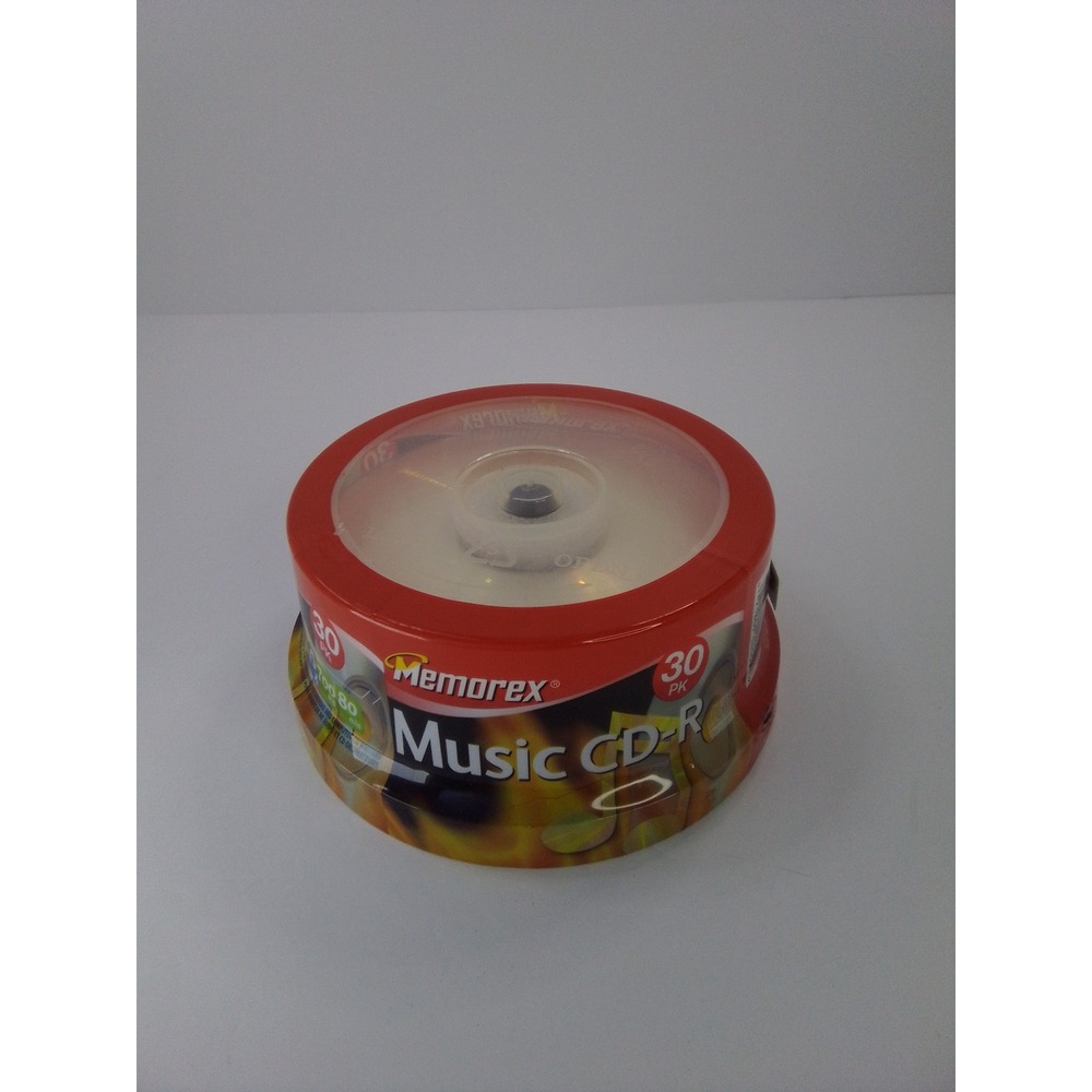 Memorex Music CD-R 80 Minute 700MB 30 Pack Spindle Blank Discs Sealed